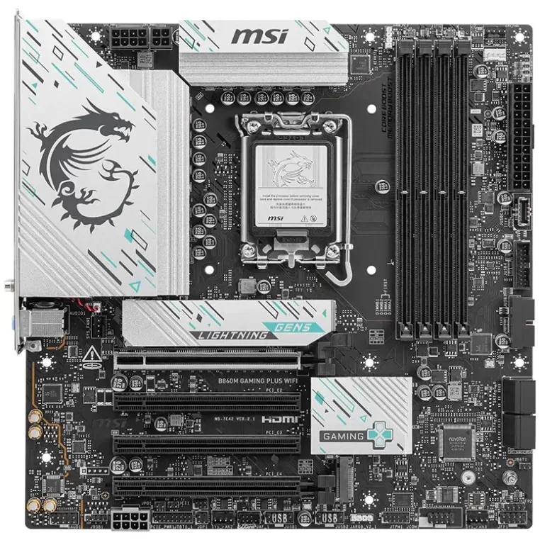 לוח אם MSI B860M GAMING PLUS WIFI DDR5 LGA1851