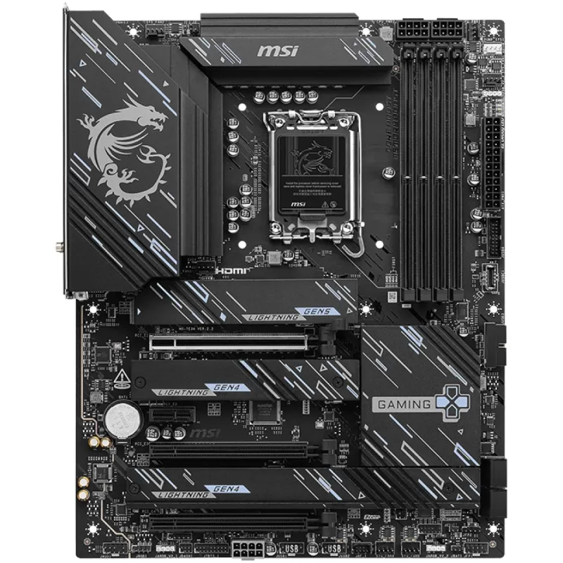 לוח אם MSI Z890 GAMING PLUS WIFI DDR5 LGA1851 לוח אם MSI Z890 GAMING PLUS WIFI DDR5 LGA1851