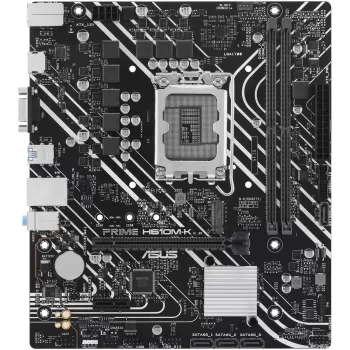Материнская Плата Asus PRIME H610M-K DDR5 LGA1700 Материнская Плата Asus PRIME H610M-K DDR5 LGA1700