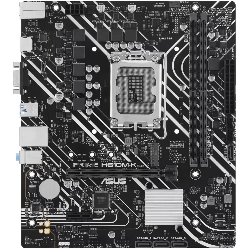 Материнская Плата Asus PRIME H610M-K DDR5 LGA1700