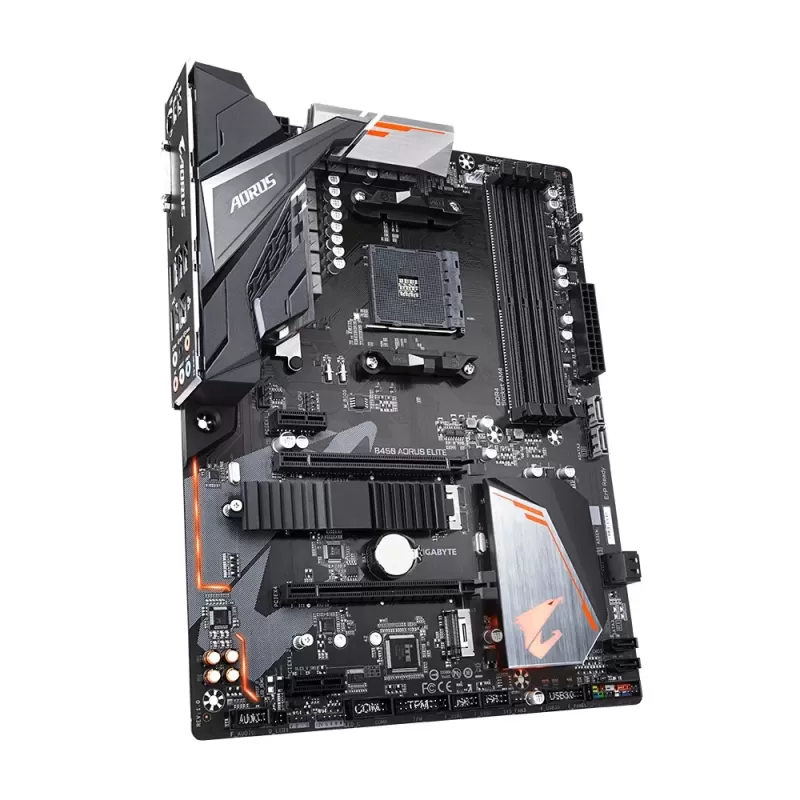 Материнская Плата Gigabyte B450 AORUS ELITE DDR4 AM4 - официальный импортер