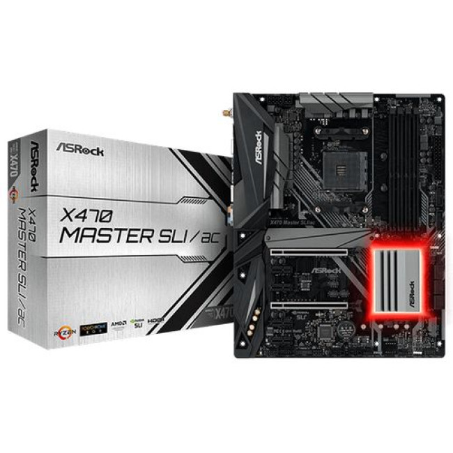 Motherboard ASRock X470 Master SLI/ac DDR4 AM4