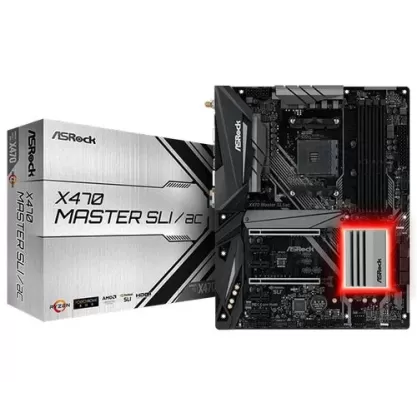 לוח אם ASRock X470 Master SLI/ac DDR4 AM4