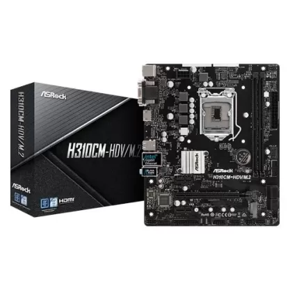 Материнская Плата ASRock H310CM-HDV/M.2 DDR4 LGA1151