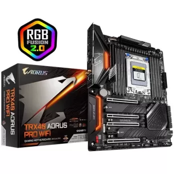 Материнская Плата Gigabyte TRX40 AORUS PRO WIFI DDR4 sTRX4 - официальный импортер Материнская Плата Gigabyte TRX40 AORUS PRO WIFI DDR4 sTRX4 - официальный импортер