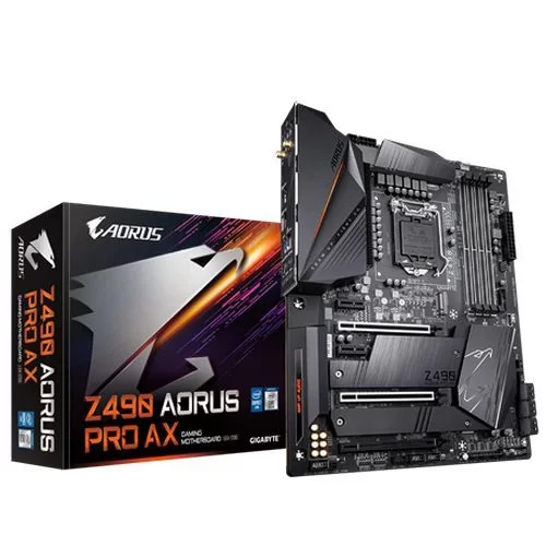 לוח אם Gigabyte Z490 AORUS PRO AX DDR4 LGA1200 - יבואן רשמי