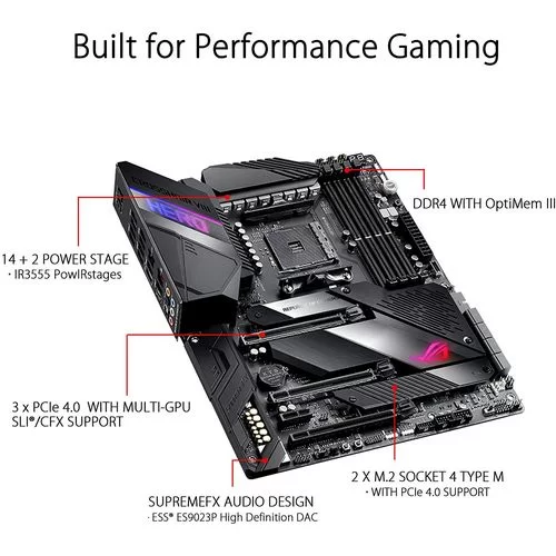 לוח אם Asus ROG Crosshair VIII Hero DDR4 AM4