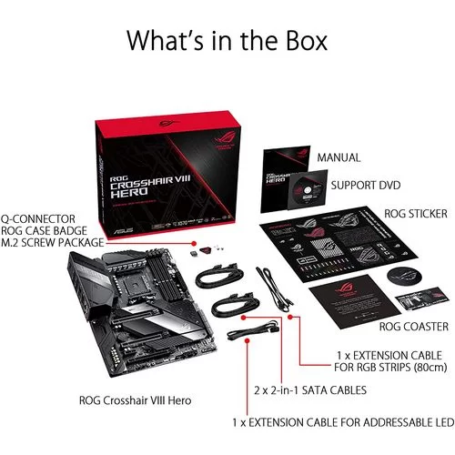 לוח אם Asus ROG Crosshair VIII Hero DDR4 AM4