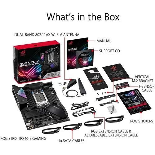 Motherboard Asus ROG Strix TRX40-E Gaming DDR4 sTRX4 Motherboard Asus ROG Strix TRX40-E Gaming DDR4 sTRX4