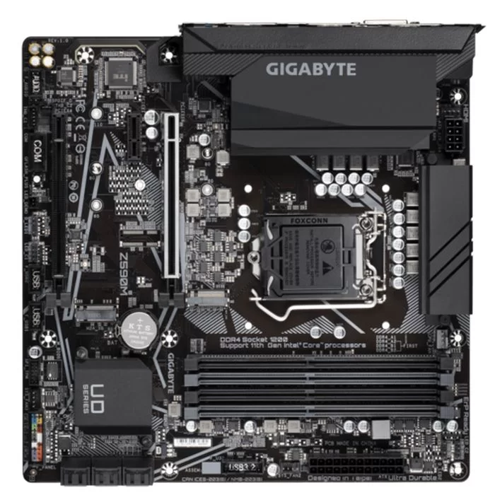 לוח אם Gigabyte Z590M DDR4 DIMM LGA1200 - יבואן רשמי לוח אם Gigabyte Z590M DDR4 DIMM LGA1200 - יבואן רשמי
