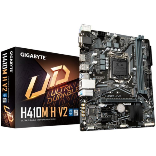 לוח אם Gigabyte H410M H V2 DDR4 Micro ATX LGA1200