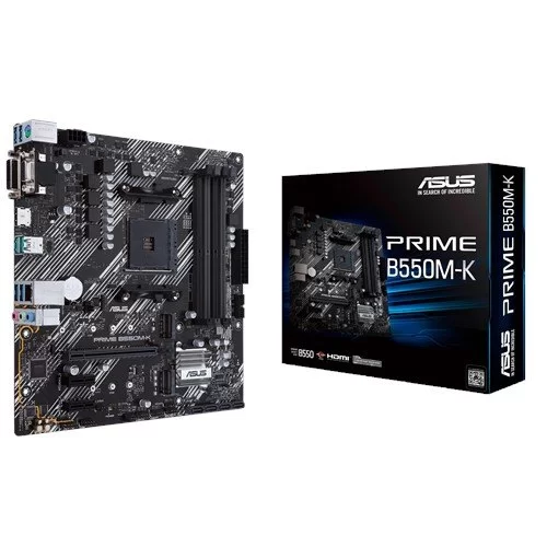 Motherboard Asus PRIME B550M-K DDR4 DIMM AM4 Motherboard Asus PRIME B550M-K DDR4 DIMM AM4