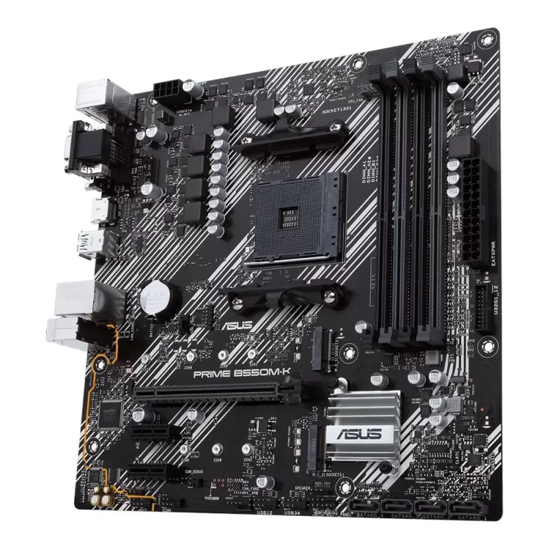 Motherboard Asus PRIME B550M-K DDR4 DIMM AM4 Motherboard Asus PRIME B550M-K DDR4 DIMM AM4