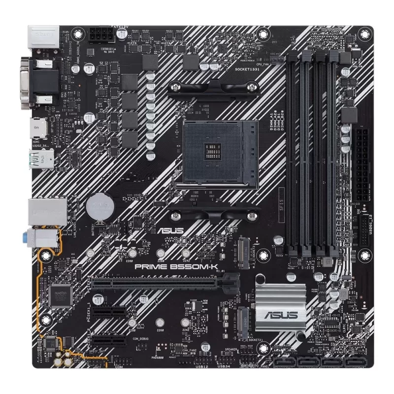 Motherboard Asus PRIME B550M-K DDR4 DIMM AM4 Motherboard Asus PRIME B550M-K DDR4 DIMM AM4