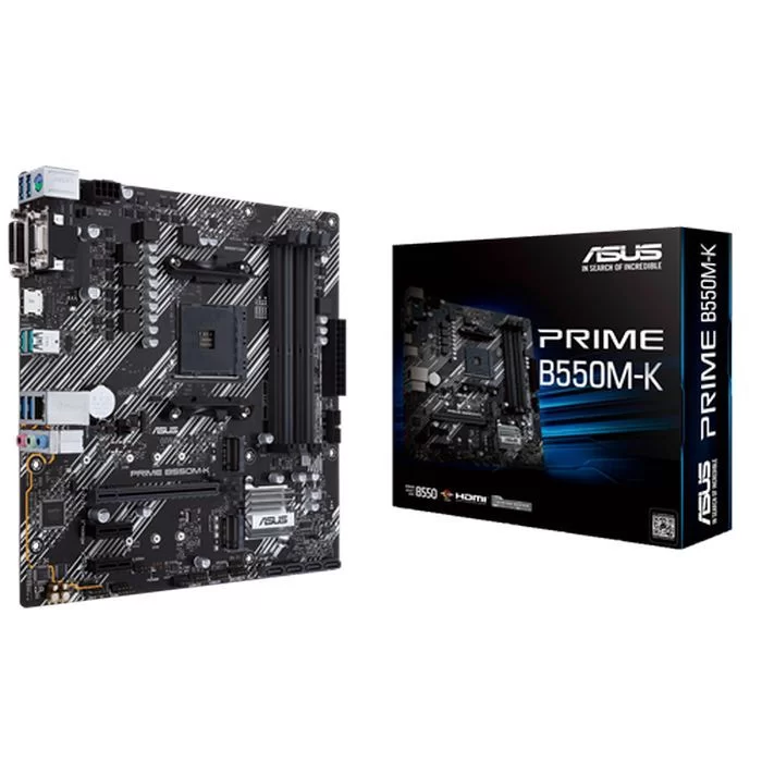 Motherboard Asus PRIME B550M-K DDR4 DIMM AM4 Motherboard Asus PRIME B550M-K DDR4 DIMM AM4