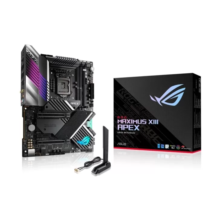 לוח אם Asus ROG MAXIMUS XIII APEX DDR4 LGA1200 לוח אם Asus ROG MAXIMUS XIII APEX DDR4 LGA1200