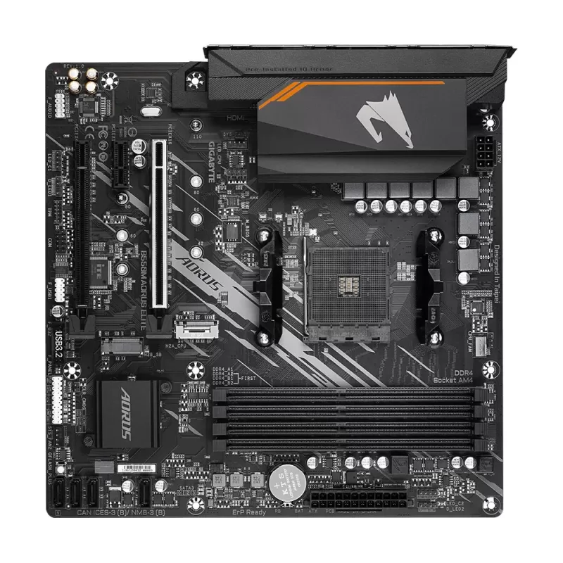 Motherboard Gigabyte B550M AORUS ELITE DDR4 DIMM AM4 Motherboard Gigabyte B550M AORUS ELITE DDR4 DIMM AM4