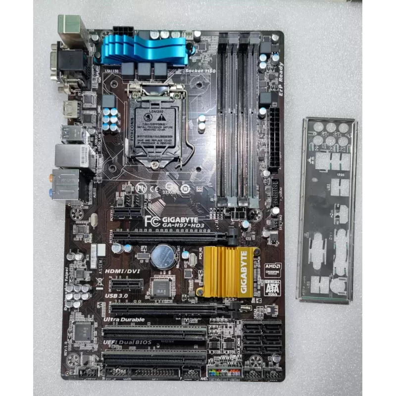לוח אם Gigabyte GA-H97-HD3 DDR3 LGA1150 מצב:משומש