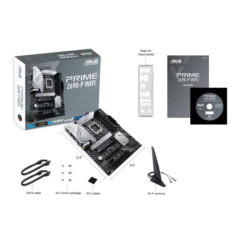 Материнская Плата Asus PRIME Z690-P WIFI DDR5 DIMM LGA1700