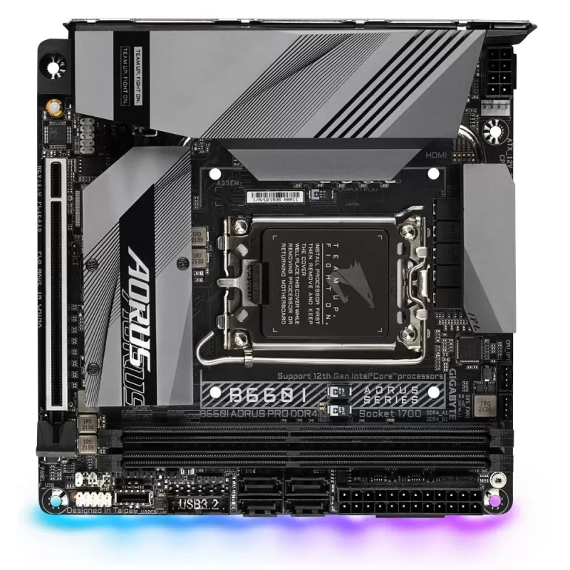 לוח אם Gigabyte B660I AORUS PRO DDR4 DDR4 DIMM LGA1700 - יבואן רשמי