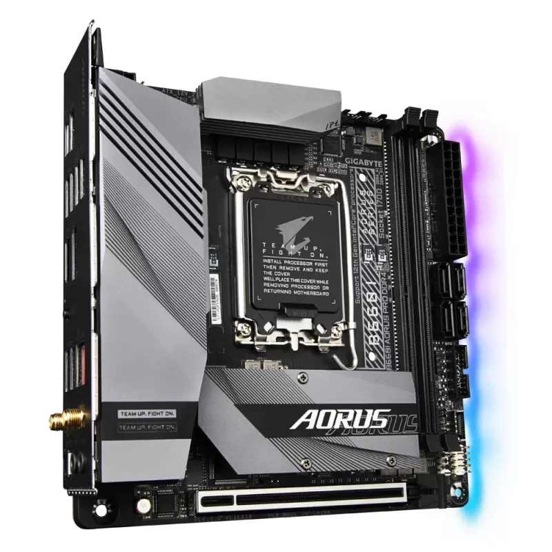 לוח אם Gigabyte B660I AORUS PRO DDR4 DDR4 DIMM LGA1700 - יבואן רשמי