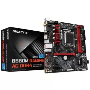 Материнская Плата Gigabyte B660M GAMING AC DDR4 LGA1700 - официальный импортер Материнская Плата Gigabyte B660M GAMING AC DDR4 LGA1700 - официальный импортер