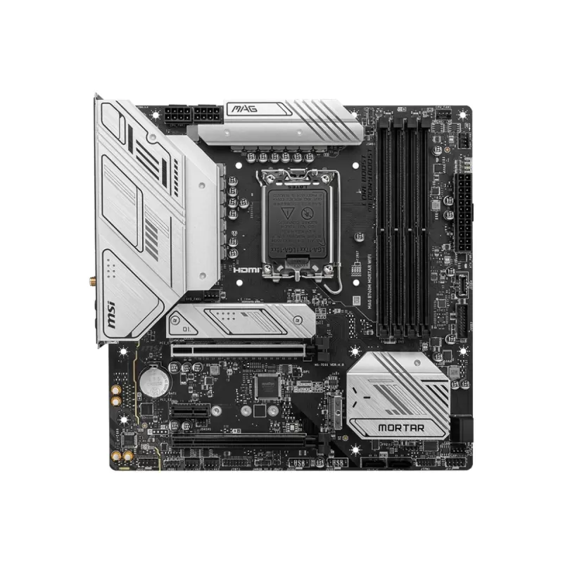 Motherboard MSI MAG B760M MORTAR WIFI DDR5 LGA1700 Motherboard MSI MAG B760M MORTAR WIFI DDR5 LGA1700