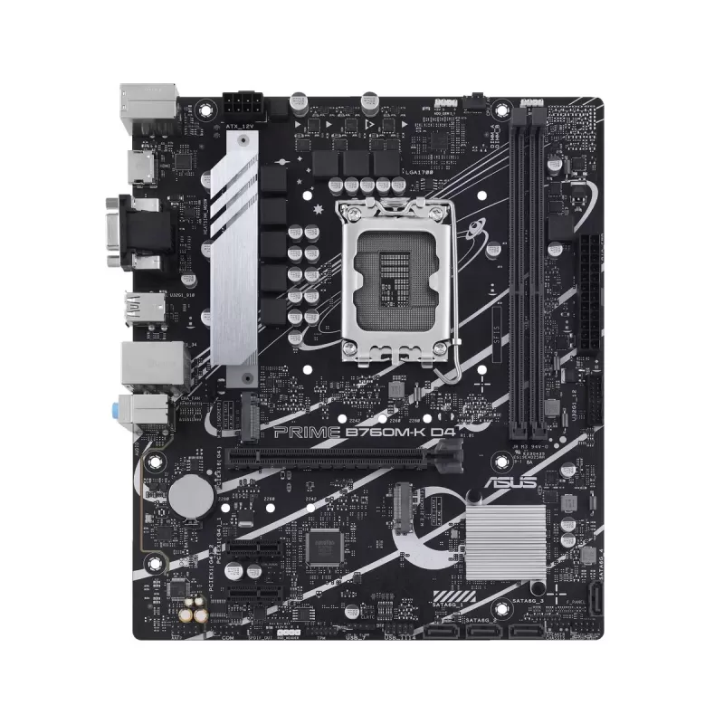לוח אם Asus PRIME B760M-K D4 DDR4 DIMM LGA1700