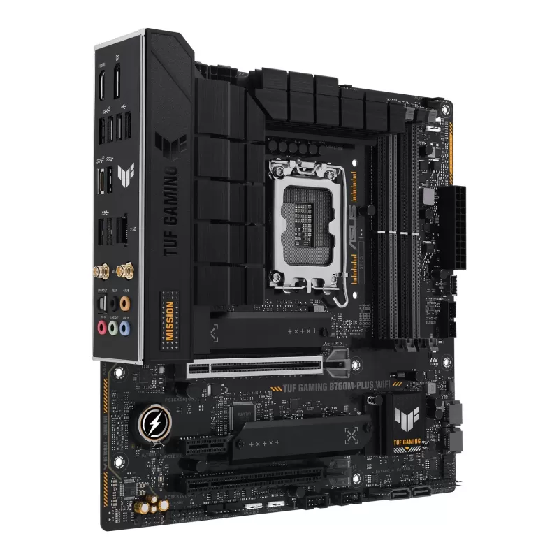 Материнская Плата Asus TUF GAMING B760M-PLUS WIFI DDR5 DIMM LGA1700