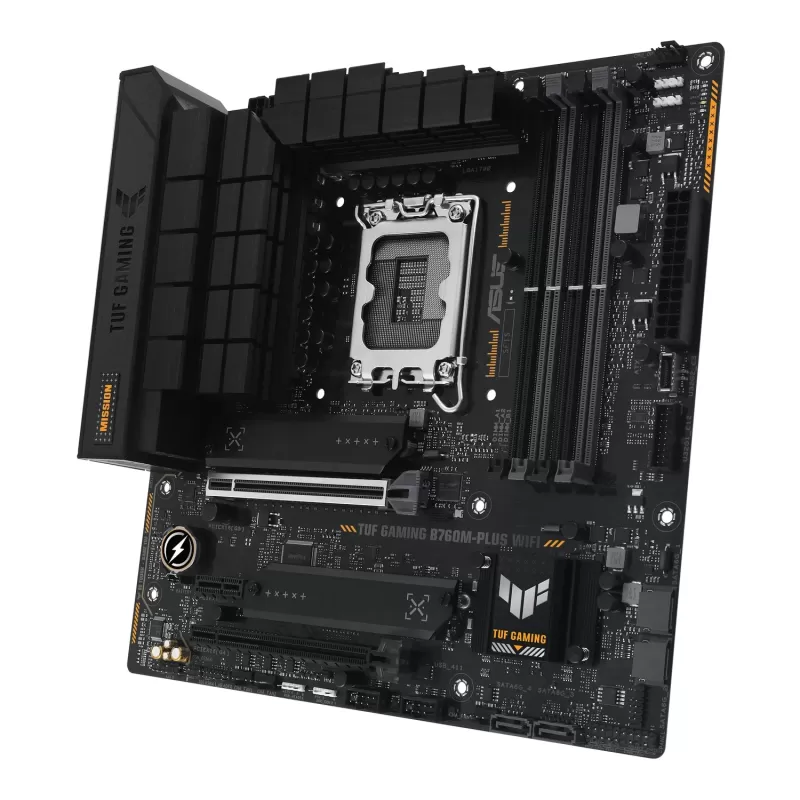 Материнская Плата Asus TUF GAMING B760M-PLUS WIFI DDR5 DIMM LGA1700