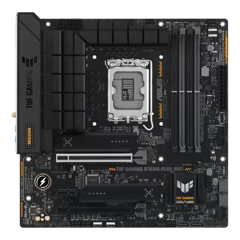 Материнская Плата Asus TUF GAMING B760M-PLUS WIFI DDR5 DIMM LGA1700