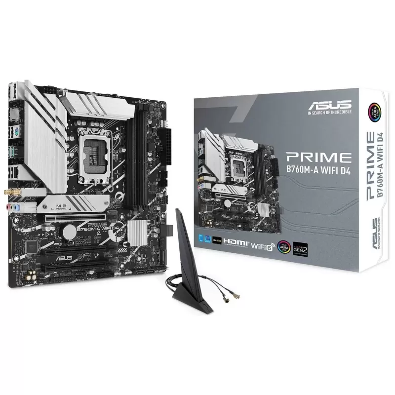 לוח אם Asus PRIME B760M-A WIFI D4 DDR4 DIMM LGA1700