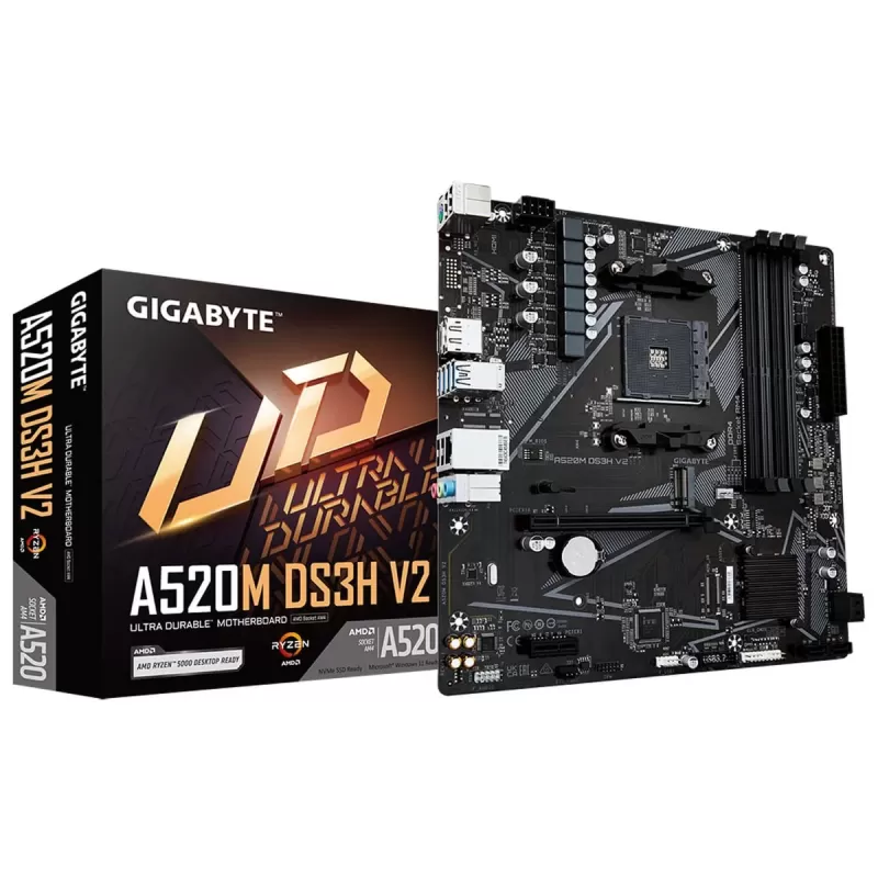 Motherboard Gigabyte A520M DS3H V2 DDR4 DIMM AM4