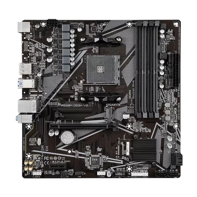 Motherboard Gigabyte A520M DS3H V2 DDR4 DIMM AM4