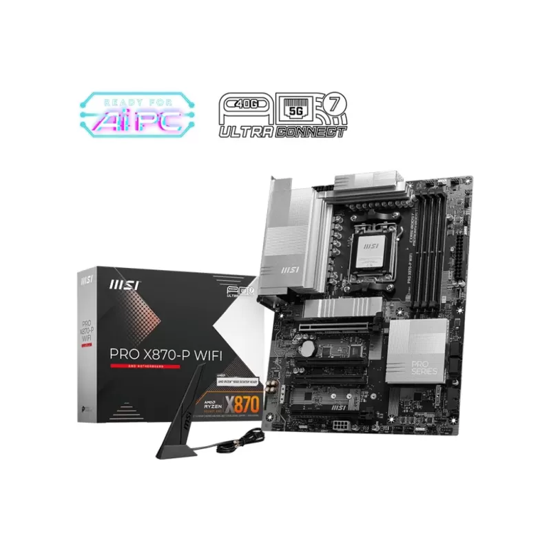 לוח אם MSI PRO X870-P WIFI DDR5 DIMM AM5