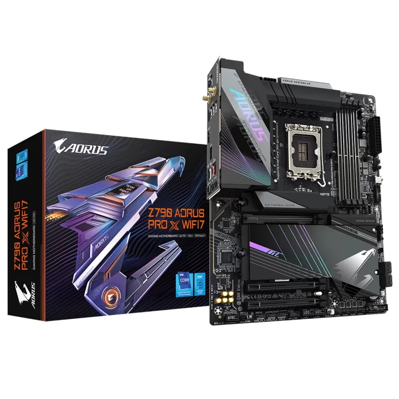 לוח אם Gigabyte Z790 AORUS PRO X WiFi7 DDR5 LGA1700 - יבואן רשמי