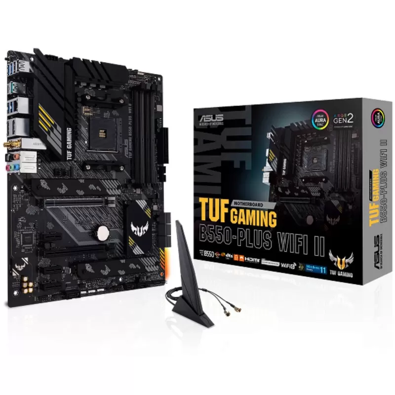 Материнская Плата Asus TUF GAMING B550-PLUS WiFi II DDR4 AM4 Материнская Плата Asus TUF GAMING B550-PLUS WiFi II DDR4 AM4