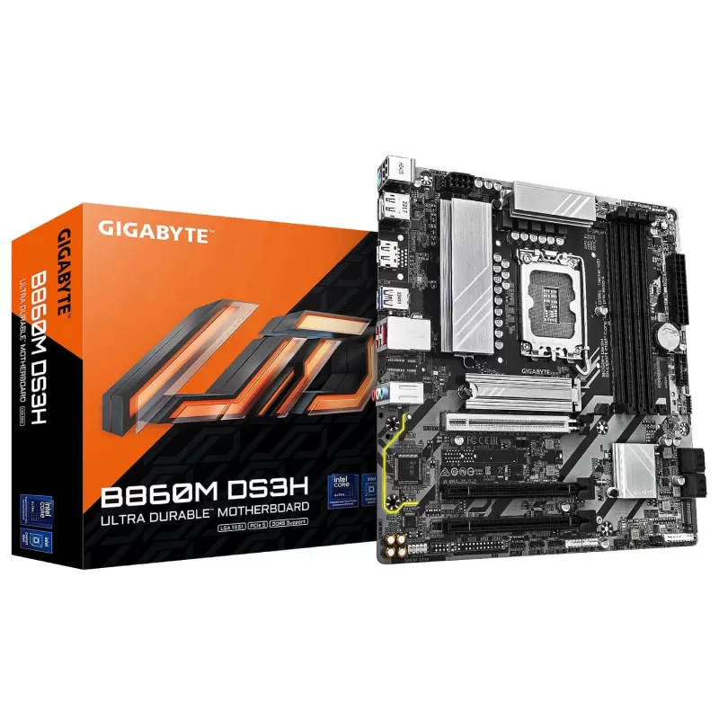 Motherboard Gigabyte B860M DS3H DDR5 LGA1851 Motherboard Gigabyte B860M DS3H DDR5 LGA1851