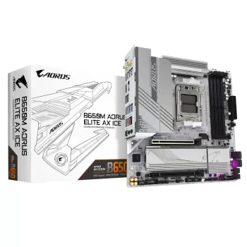 Материнская Плата Gigabyte B650M A ELITE AX ICE DDR5 AM5
