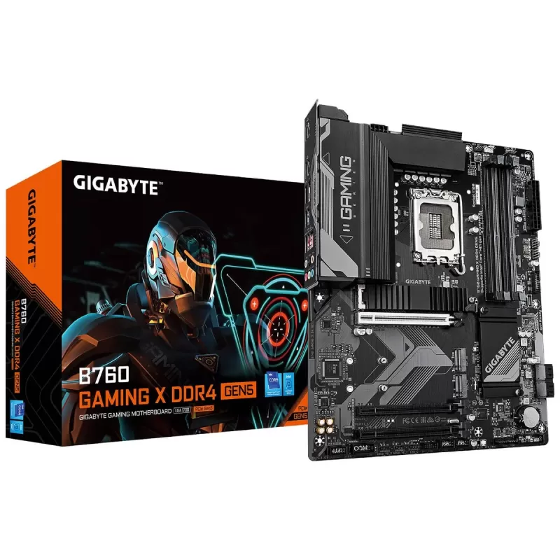 לוח אם Gigabyte B760 GAMING X DDR4 LGA1700 לוח אם Gigabyte B760 GAMING X DDR4 LGA1700