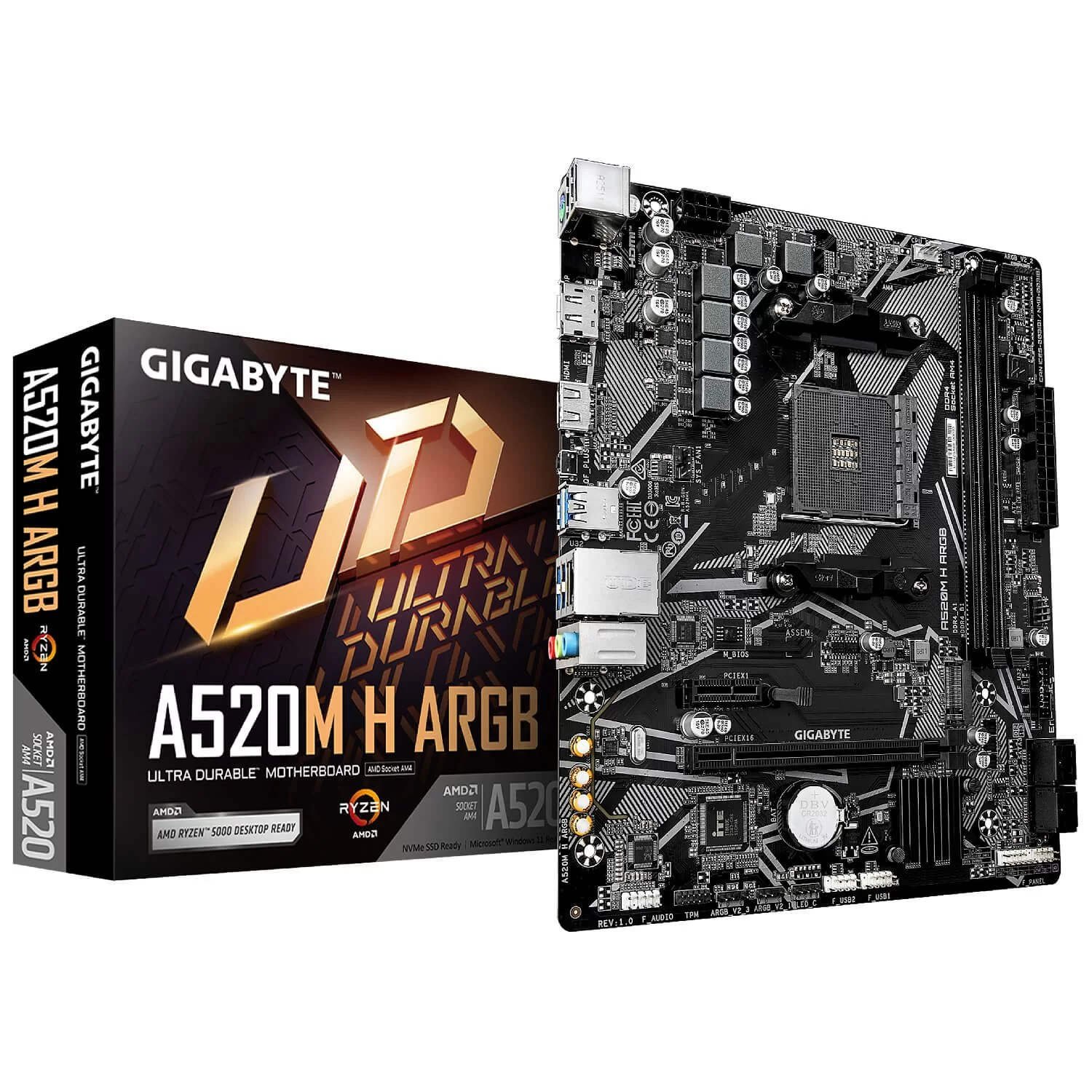 Motherboard Gigabyte A520M ARGB DDR4 AM4
