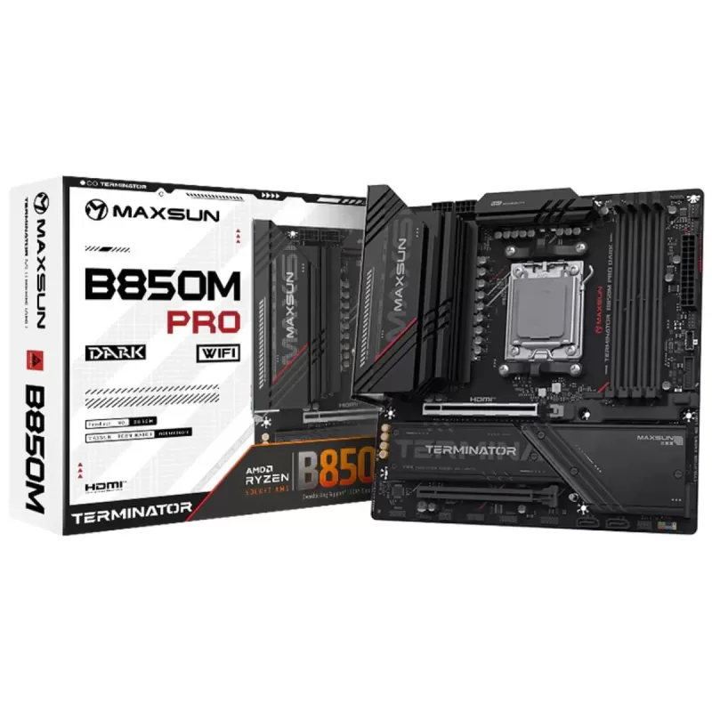 Motherboard MAXSUN Terminator B850M DARK WiFi DDR5 AM5