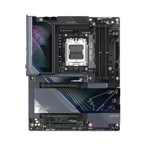 לוח אם Gigabyte Aorus X870E AORUS MASTER X3D DDR5 AM5 - יבואן רשמי לוח אם Gigabyte Aorus X870E AORUS MASTER X3D DDR5 AM5 - יבואן רשמי