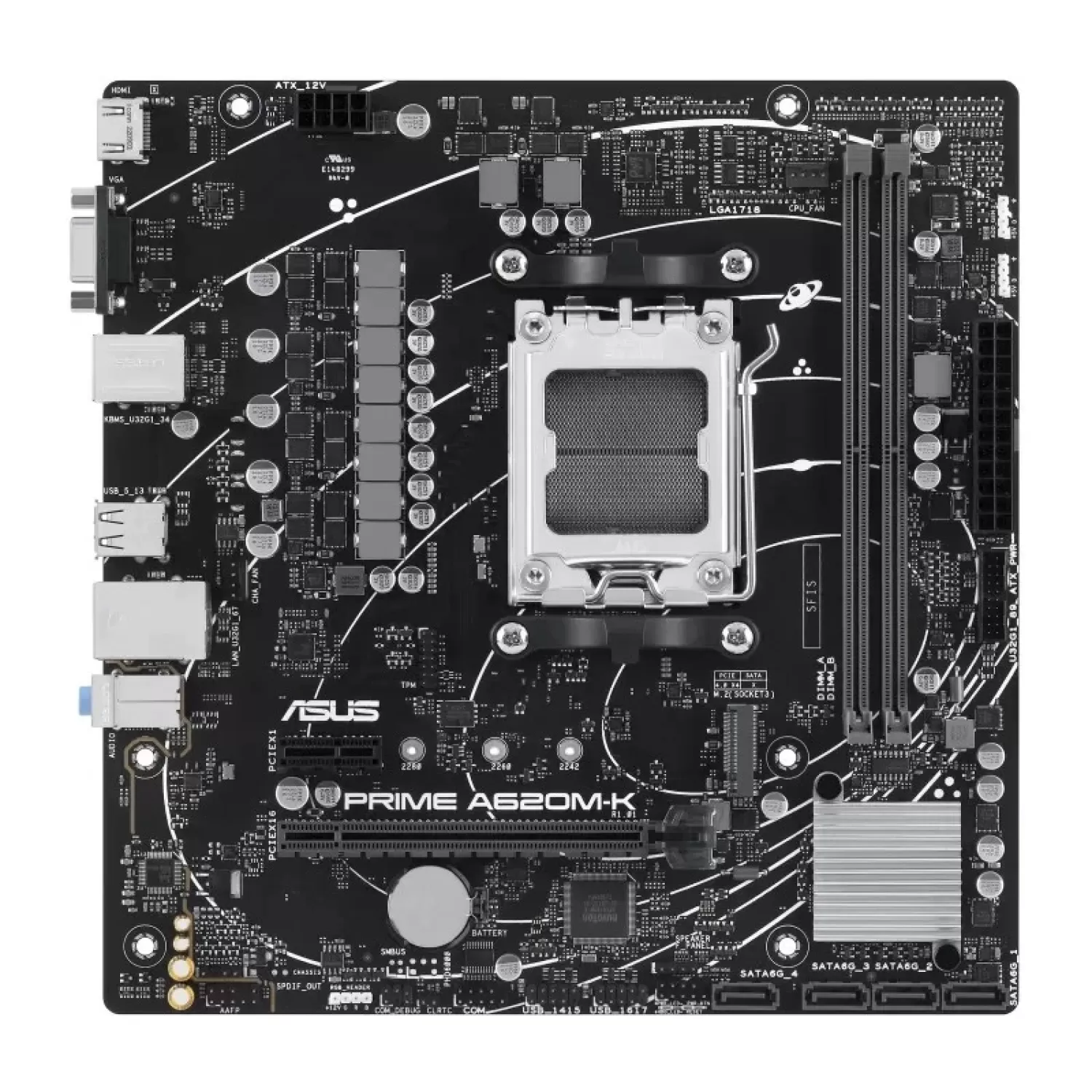 Motherboard Asus Prime A620M-K AM5 DDR5 AM5