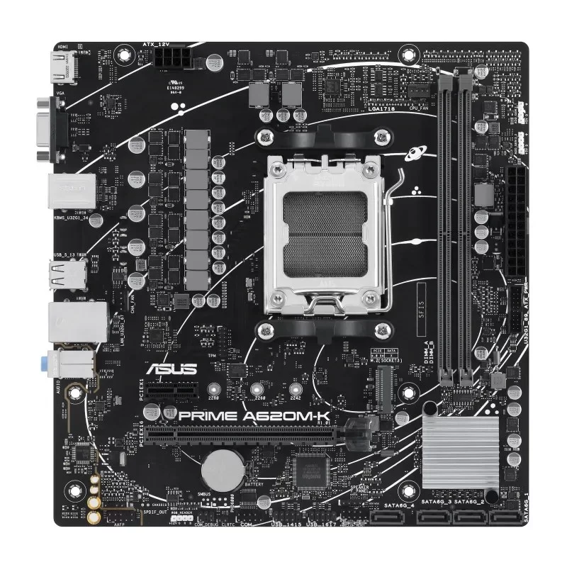 Motherboard Asus Prime A620M-K AM5 DDR5 AM5 Motherboard Asus Prime A620M-K AM5 DDR5 AM5