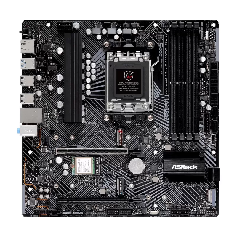 לוח אם ASRock B650M PG Lightning WiFi DDR5 AM5