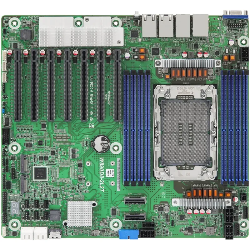 Материнская Плата ASRockRack W890D8-2L2T DDR5 LGA4710 Материнская Плата ASRockRack W890D8-2L2T DDR5 LGA4710
