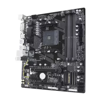 Материнская Плата Gigabyte GA-AX370M-DS3H DDR4 AM4 - официальный импортер Материнская Плата Gigabyte GA-AX370M-DS3H DDR4 AM4 - официальный импортер