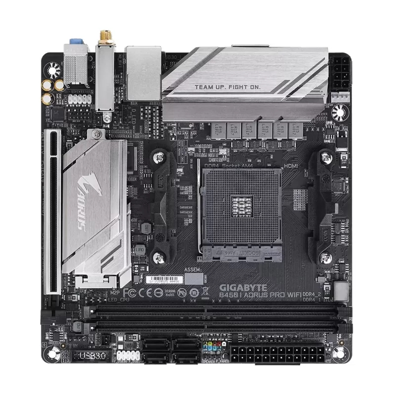 Motherboard Gigabyte GA-B450 I AORUS PRO WIFI DDR4 AM4 - official importer Motherboard Gigabyte GA-B450 I AORUS PRO WIFI DDR4 AM4 - official importer