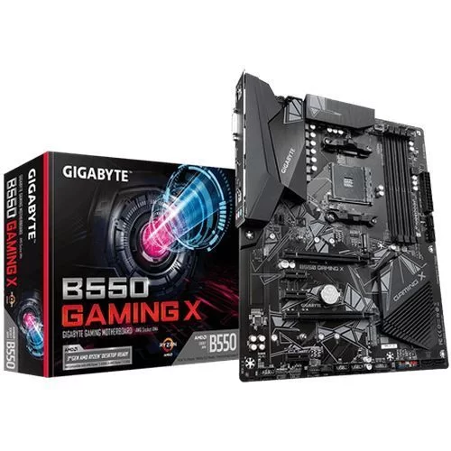 Материнская Плата Gigabyte B550 GAMING X DDR4 AM4 - официальный импортер Материнская Плата Gigabyte B550 GAMING X DDR4 AM4 - официальный импортер